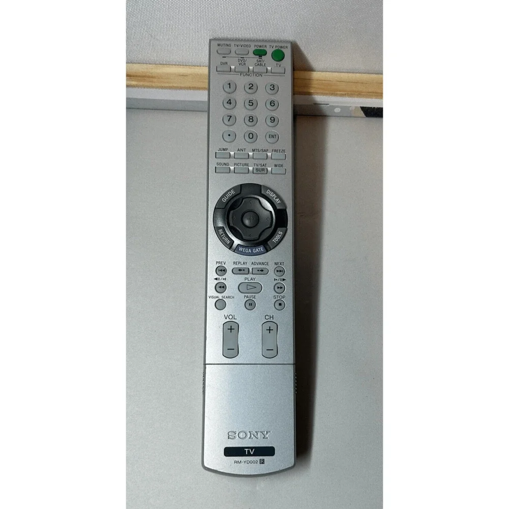 Sony Television Replacement Universal Silver Remote Control Model RM-Yd002